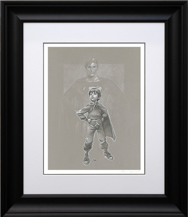 Lad of Steel Framed Signed Limited Edition Print on Paper by Artist Craig Davison