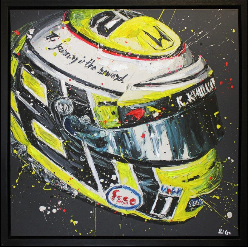 Last Lid Framed Limited Edition Embellished Print on Canvas by Artist Paul Oz