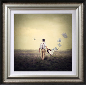 Leaving The 9 To 5 Behind Framed Limited Edition Print on Paper by Artist Michelle Mackie