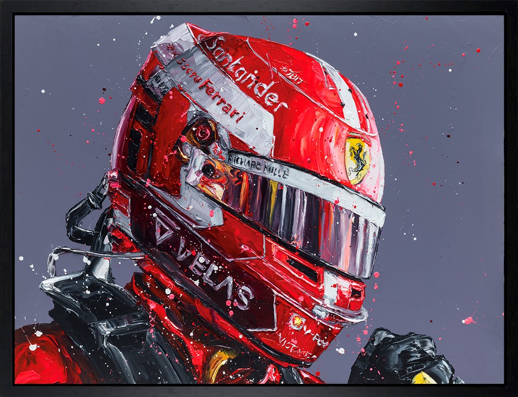 Leclerc 22 Framed Print on Canvas by Artist Paul Oz