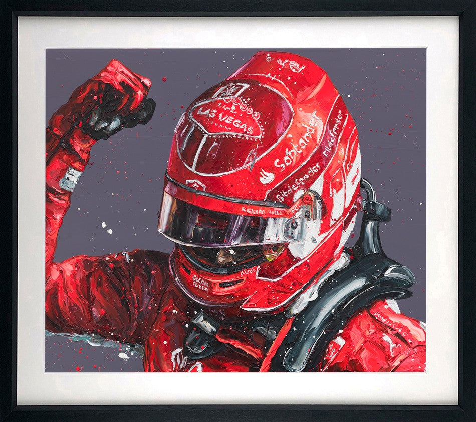 Leclerc Vegas II Framed Limited Edition Print on Paper by Artist Paul Oz