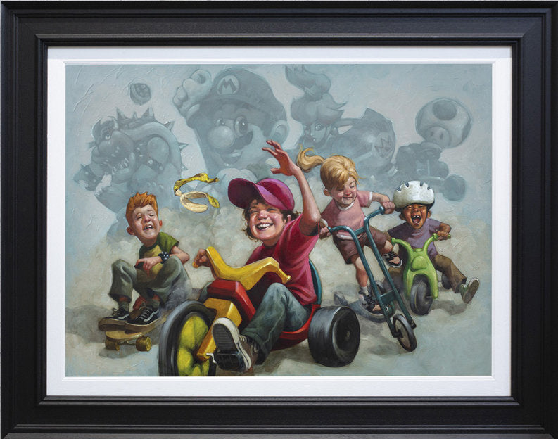 Lets A Go Framed Canvas on Board by Artist Craig Davison