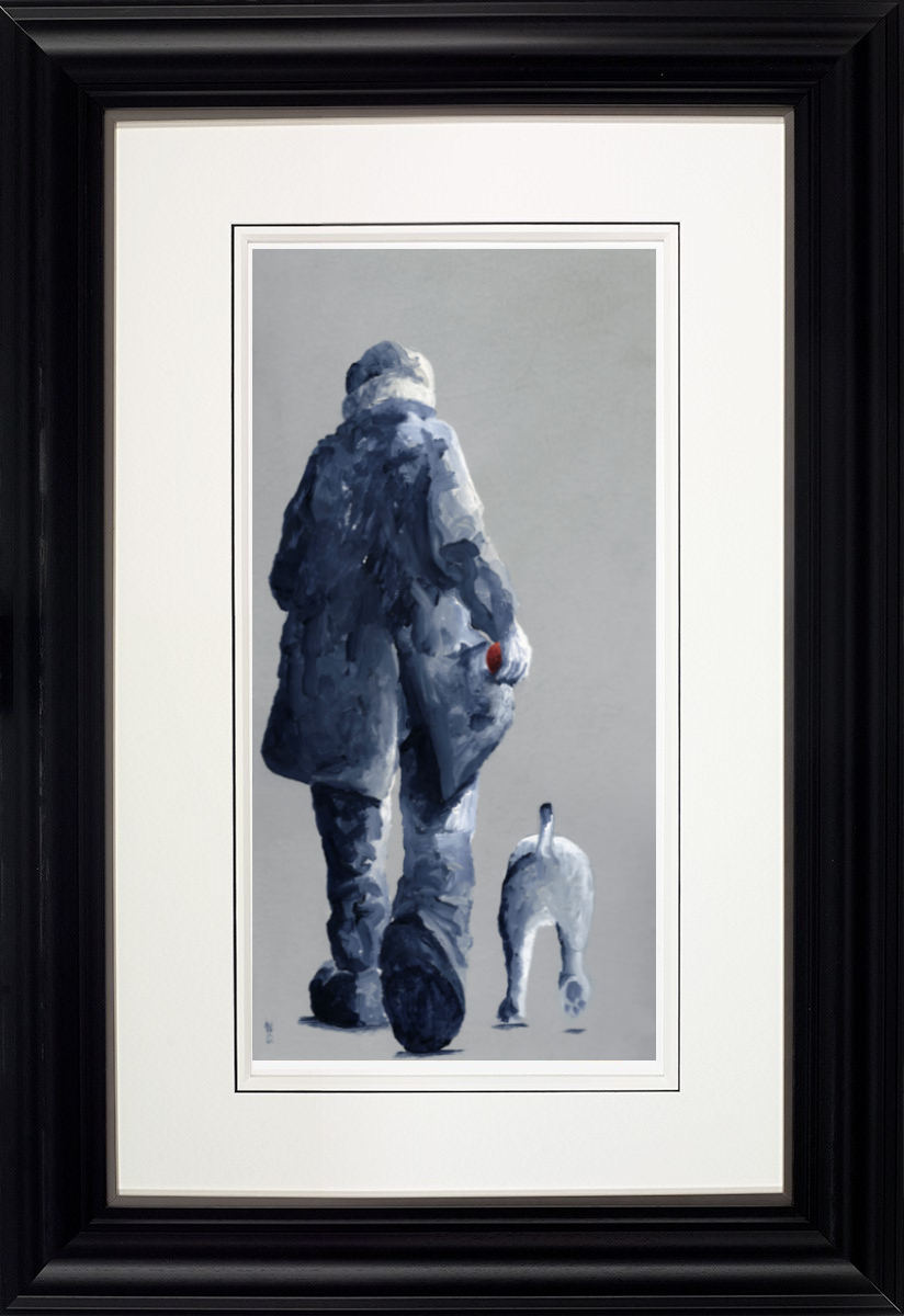 Lets Go For A Walk Framed Print on Paper by Artist Mackenzie Thorpe