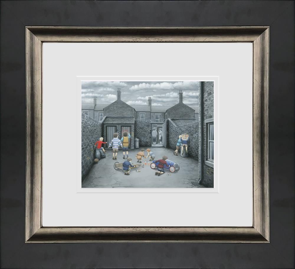 Life of Riley Framed Print on Paper by Artist Leigh Lambert