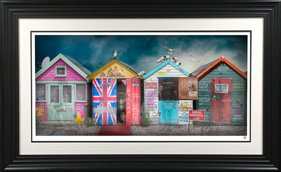 Life's A Beach Framed Print on Paper by Artist JJ Adams