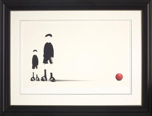 Like Father Like Sun Framed Print on Paper by Artist Mackenzie Thorpe