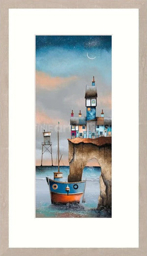 Little Durdle Signed Framed Limited Edition Print on Paper by Artist Gary Walton