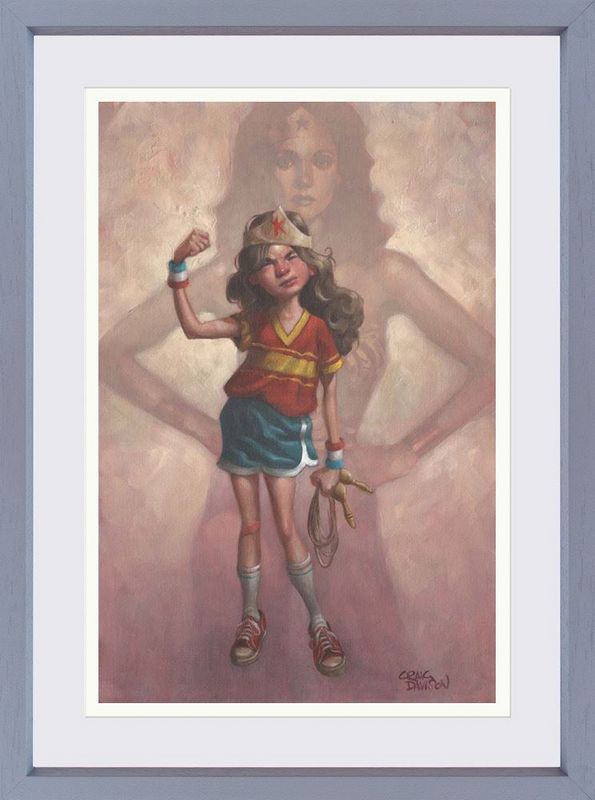 Little Wonder Framed Print on Paper by Artist Craig Davison