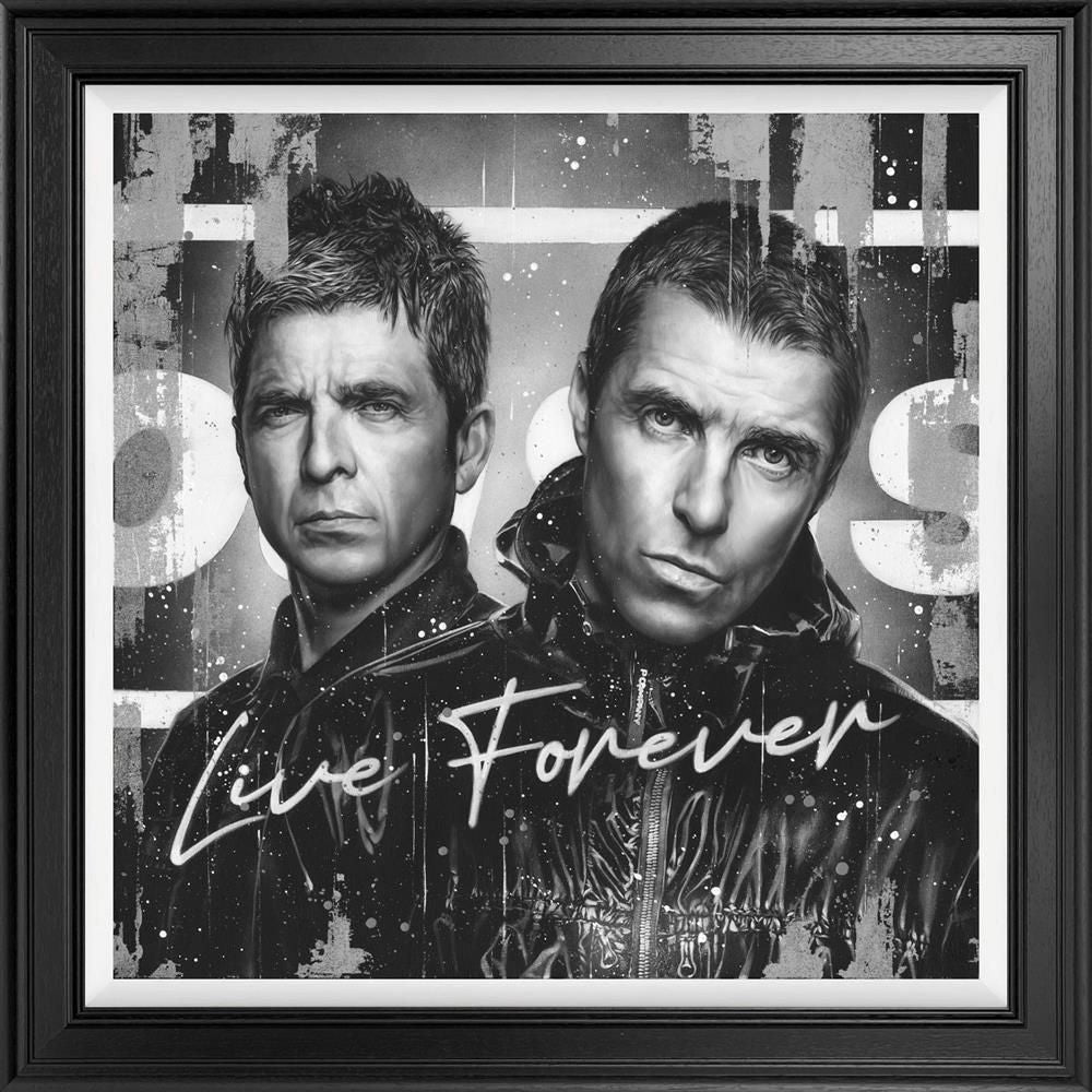 Live Forever Framed Limited Edition Print on Board by Artist Ben Jeffery