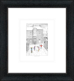 Look Out Mister Signed Framed Limited Edition Print on Paper by Artist Leigh Lambert