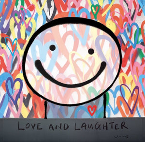 Love and Laughter Mixed Media Print by Artist Doug Hyde