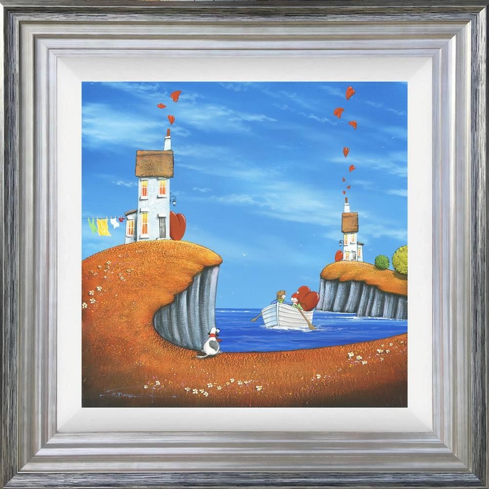 Love Boat Framed Print on Board by Artist Dale Bowen 