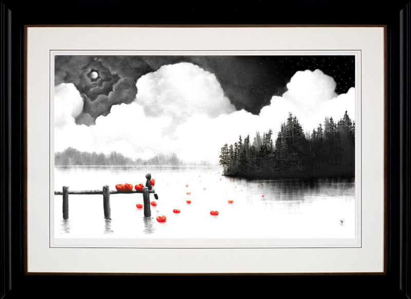 Love For The World Framed Print on Paper by Artist Mackenzie Thorpe