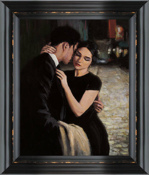 Love in The City Framed Canvas on Board by Artist Fabian Perez