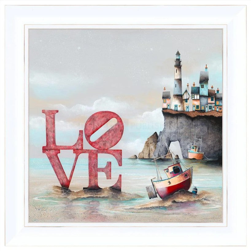 Love Is Framed Limited Edition Print on Board by Artist Gary Walton