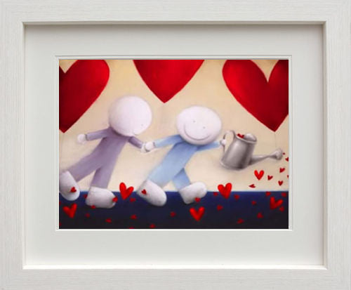 Love Keeps Growing Framed Signed Limited Edition Print on Paper by Artist Doug Hyde