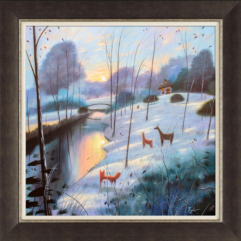 Loves Winter Wonderland Framed Print on Board by Ryder