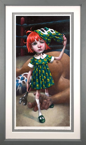 Love Luck The Fearless Framed Print on Paper by Artist Craig Davison