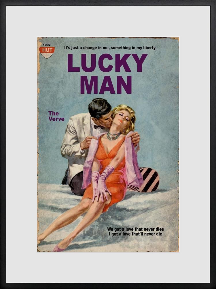 Lucky Man Framed Print on Paper by Artist Linda Charles