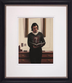 Lucky Seven Signed Framed Limited Print on Paper by Artist Jack Vettriano