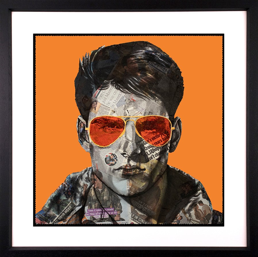 M Aviator Framed Print by Artist Chess