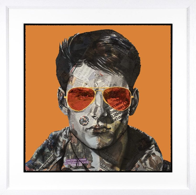 M Aviator Framed Print by Artist Chess