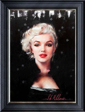 Marilyn Framed Print on Board by Artist Rob Hefferan