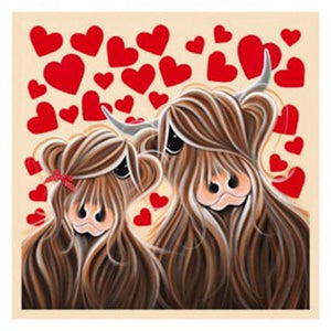 McLove Boxed Canvas Print by Artist Jennifer Hogwood