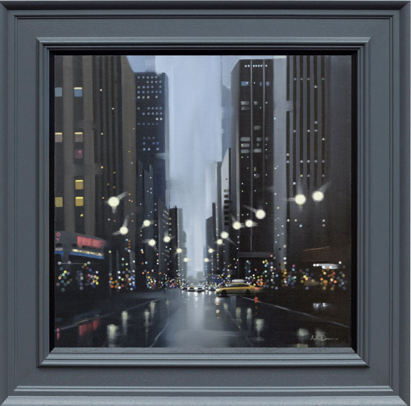 Mean Streets Framed Canvas Print on Board by Artist Neil Dawson