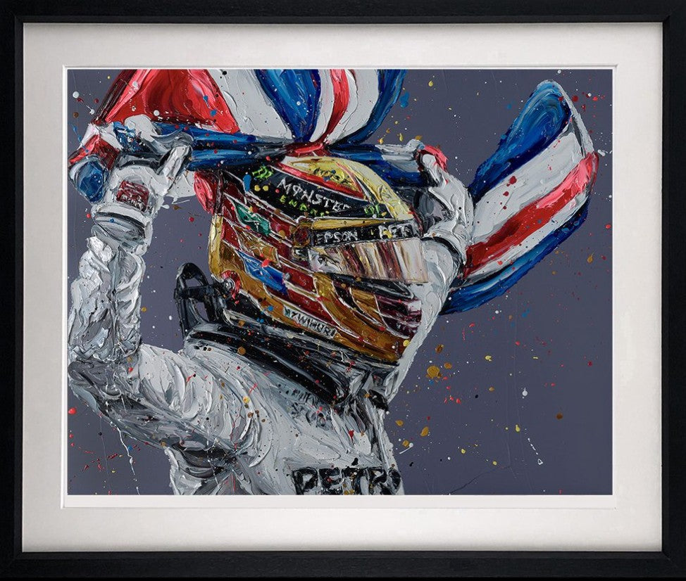 Mexico Lewis Framed Signed Limited Edition Print on Paper by Artist Paul Oz