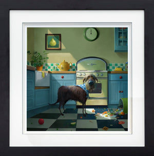 Midnight Feast Framed Print on Paper by Artist Stephen Hanson