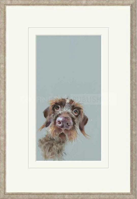 Mishievous Signed Framed Limited Edition Print on Paper by Artist Nicky Litchfield