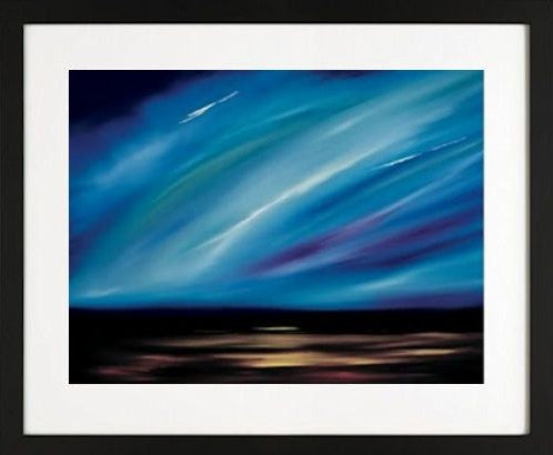 Mistral Framed Print on Paper by Artist Debra Stroud 