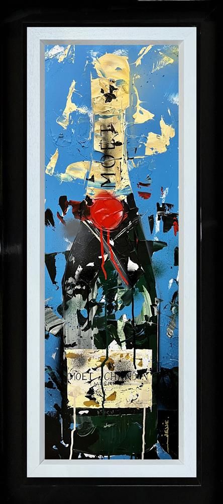 Moet Moments Framed Canvas Studio Edition by Artist Jessie Foakes