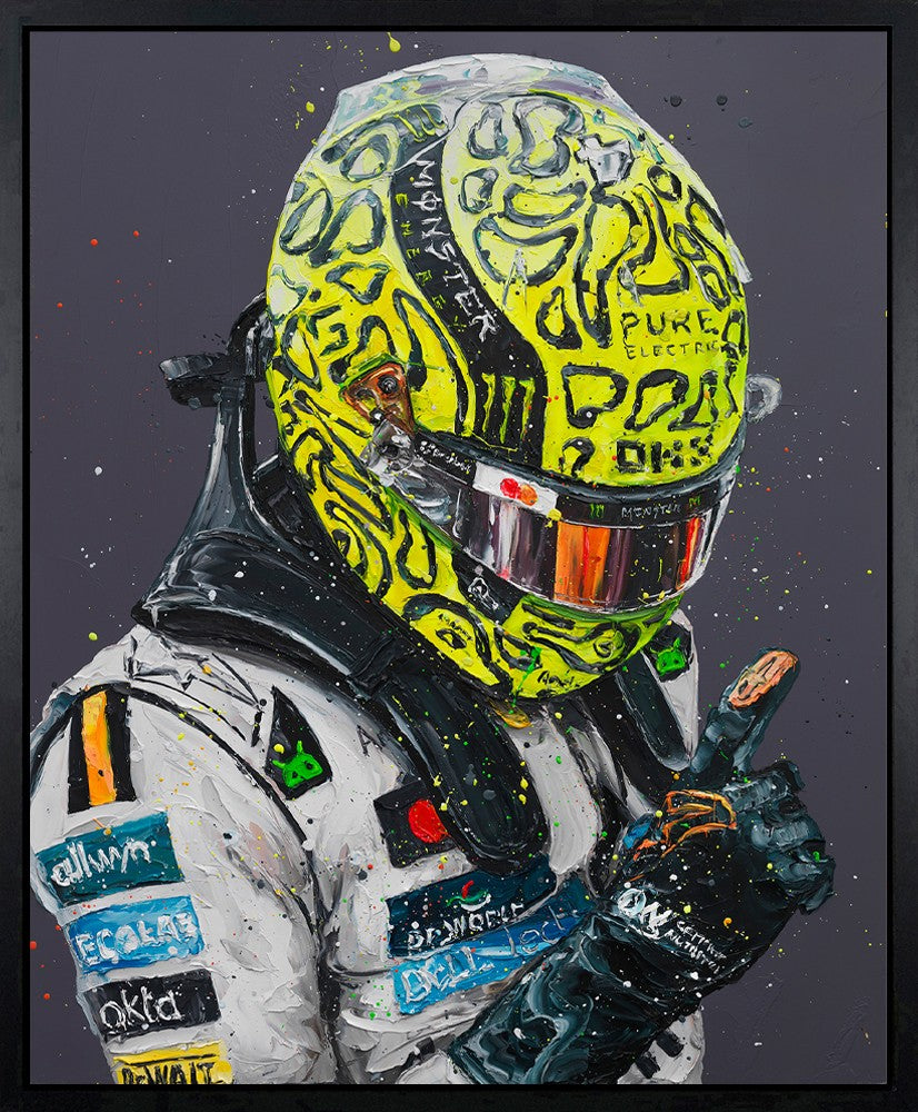 Monaco Baby Yeah Framed Limited Edition Box Canvas Print by Artist Paul Oz