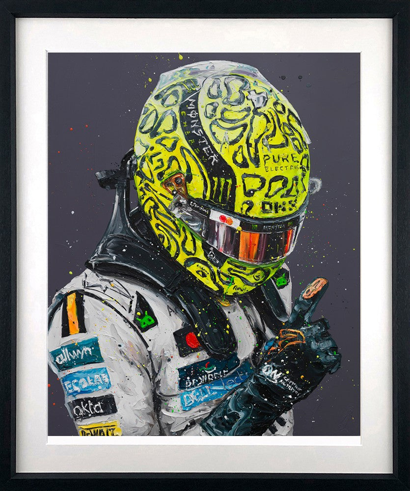 Monaco Baby Yeah Framed Limited Edition Print on Paper by Artist Paul Oz