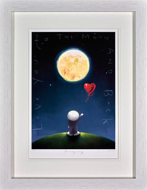 Moongazing Framed Signed Limited Edition Print on Paper by Artist Doug Hyde