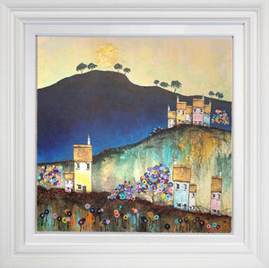 Moonlight Framed Print on Paper by Artist Dale Bowen