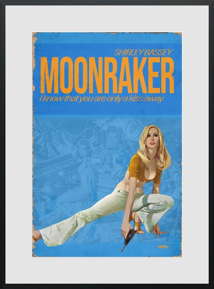 Moonraker 1979 Framed Print on Paper by Artist Linda Charles