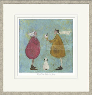 More Than Words Can Say Signed Framed Limited Edition Print on Paper by Artist Sam Toft