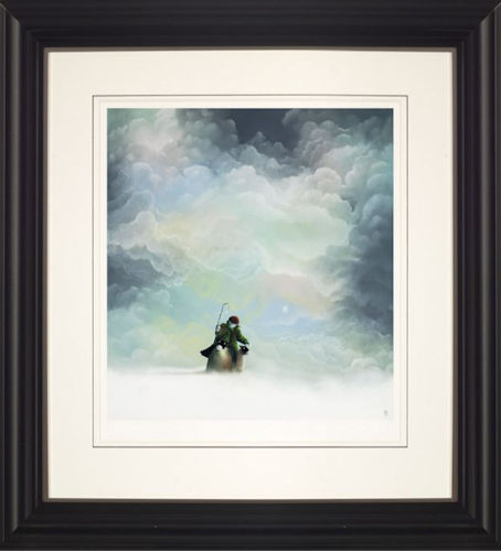 Morning Snow Framed Print on Paper by Artist Mackenzie Thorpe