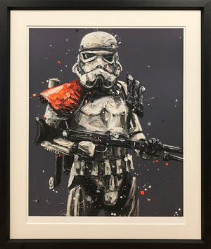 Move Along Framed Print on Paper by Artist Paul Oz