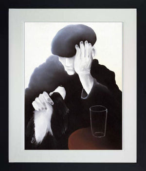 My Dear Old Friend Framed Print on Paper by Artist Mackenzie Thorpe
