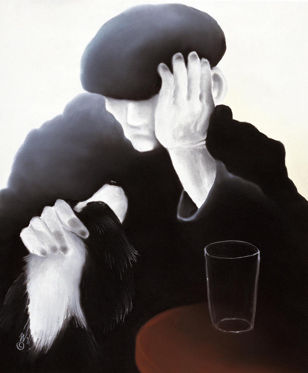 My Dear Old Friend Mounted Print on Paper by Artist Mackenzie Thorpe