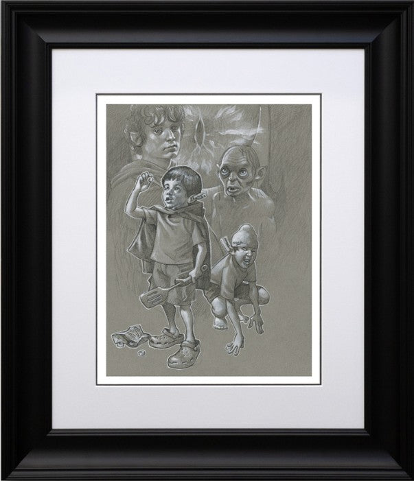 My Preciousss Framed Signed Limited Edition Print on Paper by Artist Craig Davison