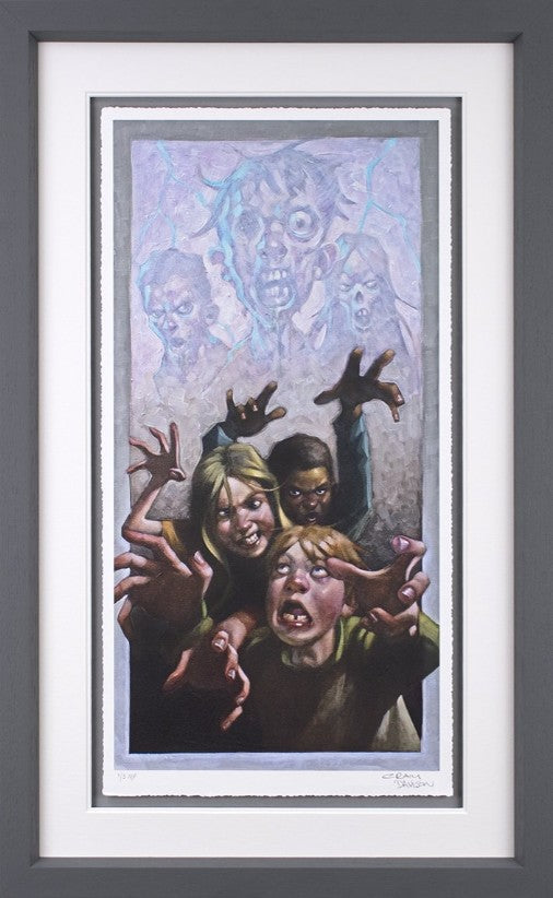 Need Brainnnns Framed Signed Limited Edition Print on Paper by Artist Craig Davison