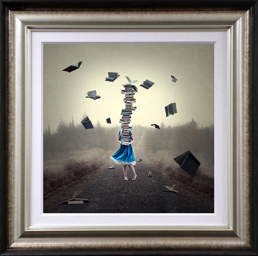 Never Ending Story Framed Print on Paper by Artist Michelle Mackie