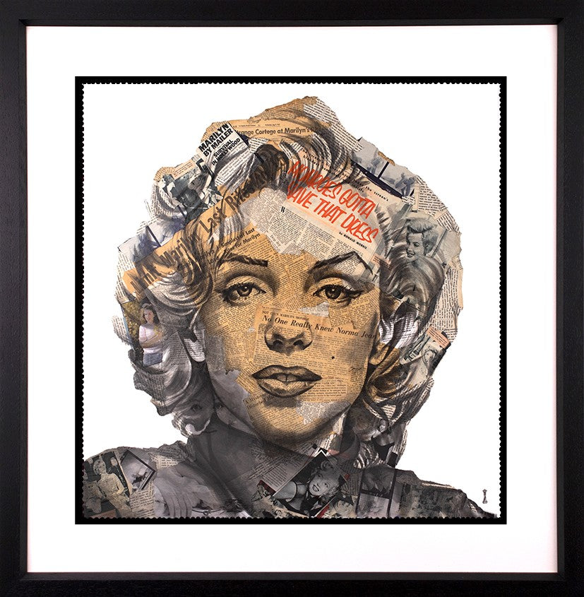 Norma Jean Framed Print by Artist Chess