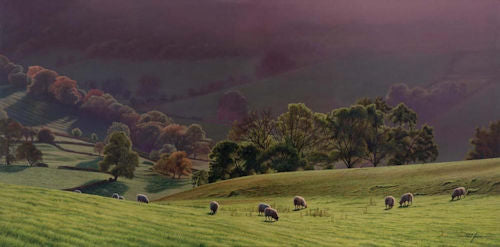 October Afternoon Mounted Print on Paper by Artists Paul James