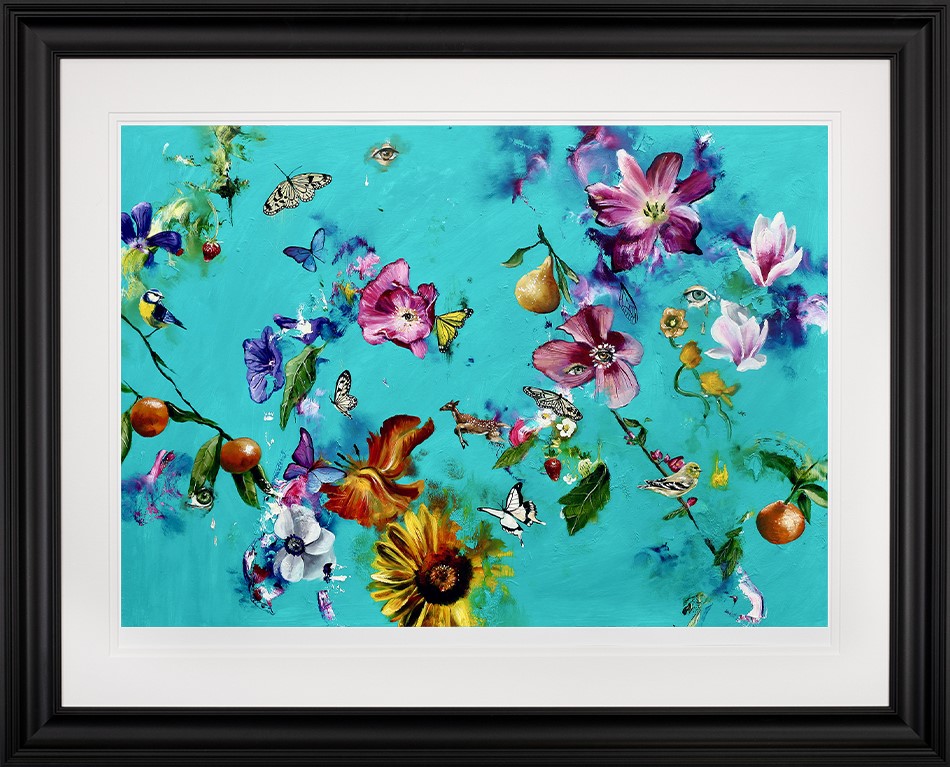 Oculus Framed Print on Paper by Artist Katy Jade Dobson